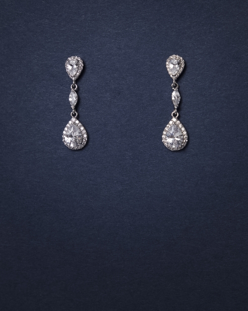 Pearl Shape Drop Earrings | Medium 05